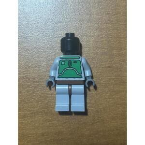 Lego Star Wars Boba Fett Gray sw0002A HEAD, TORSO, LEGS ONLY